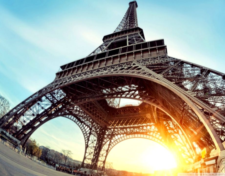 Eiffel Tower Paris Sun ❤ 4k Hd Desktop Wallpaper For - Eiffel Tower , HD Wallpaper & Backgrounds