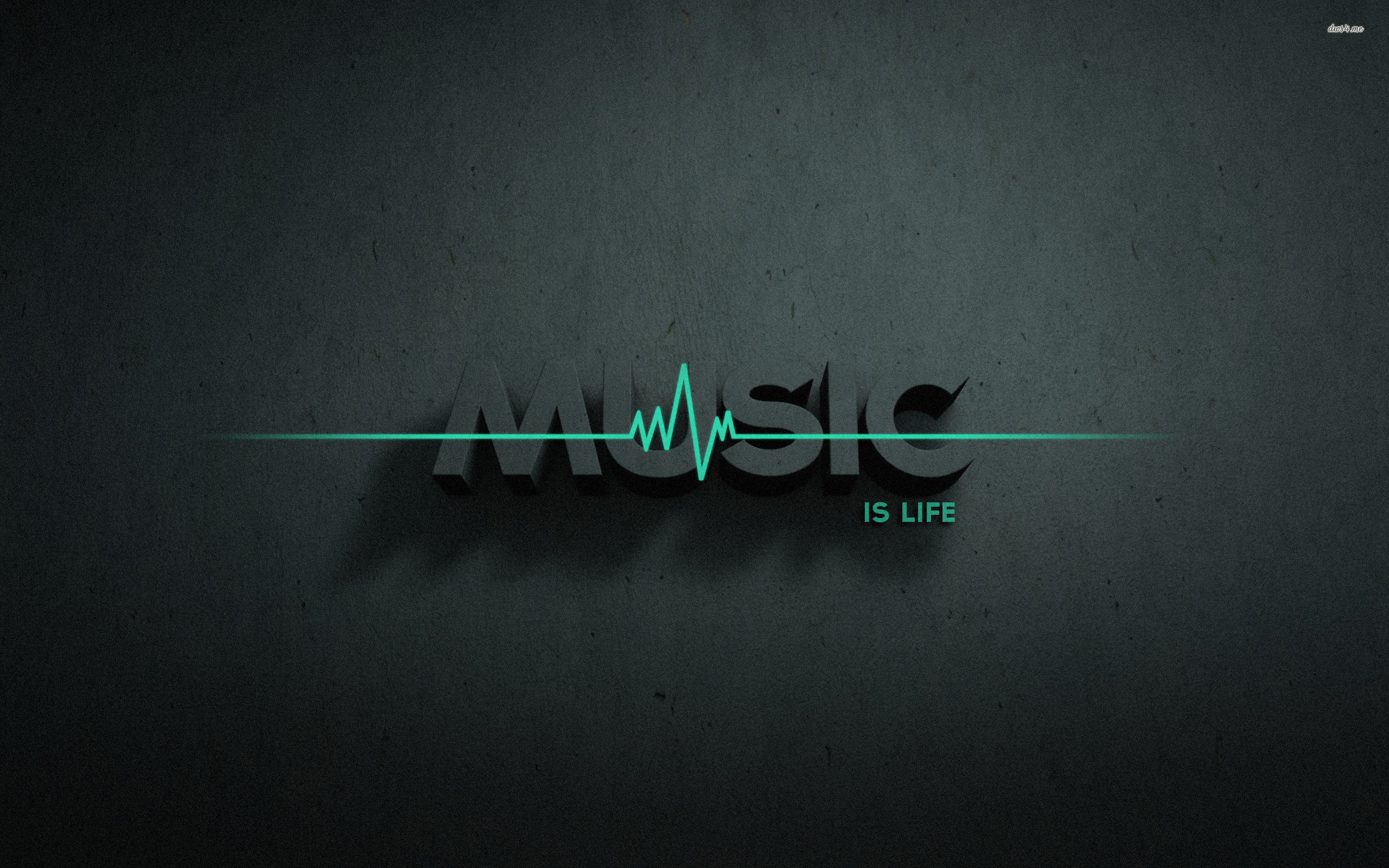 Music Waves Out From Headphones - Music Is Life Hd , HD Wallpaper & Backgrounds