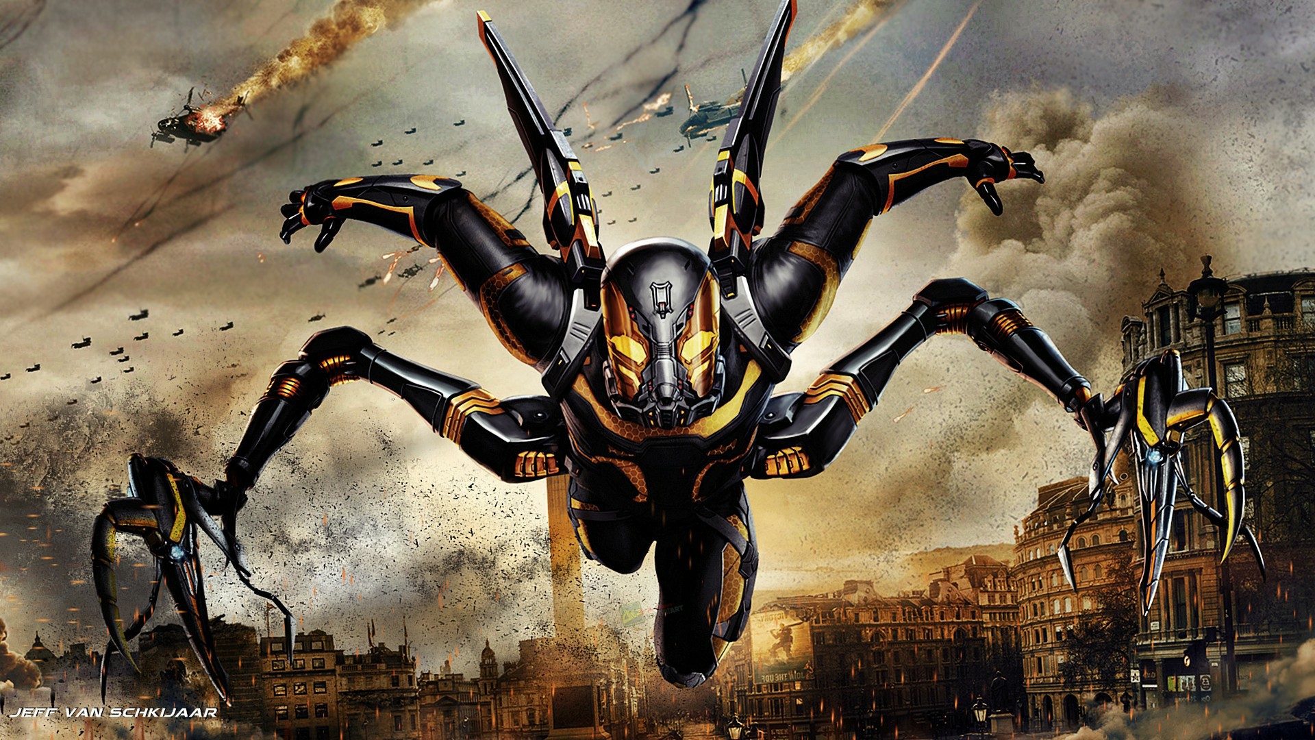 Ant Man Yellow Jacket Movie Images - Ant Man Yellowjacket , HD Wallpaper & Backgrounds