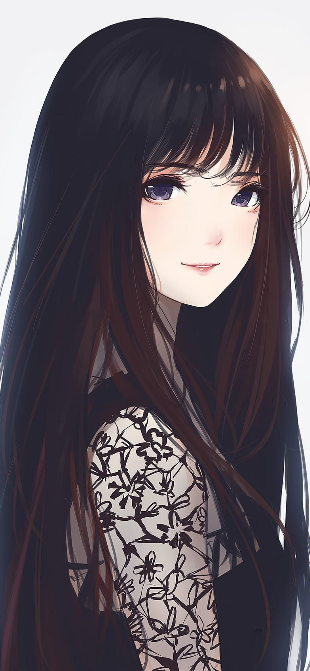 Anime Wallpaper Girl Cute Black