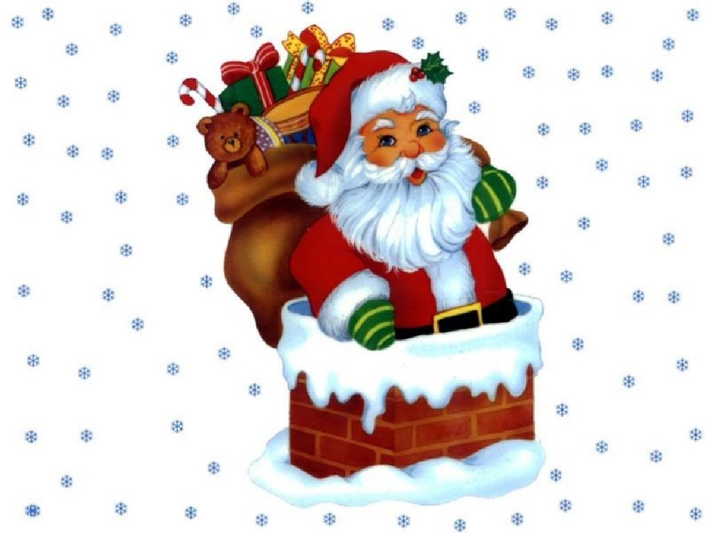 Santa Claus Clip Art Free Desktop Background - Christmas Santa Claus Hd , HD Wallpaper & Backgrounds