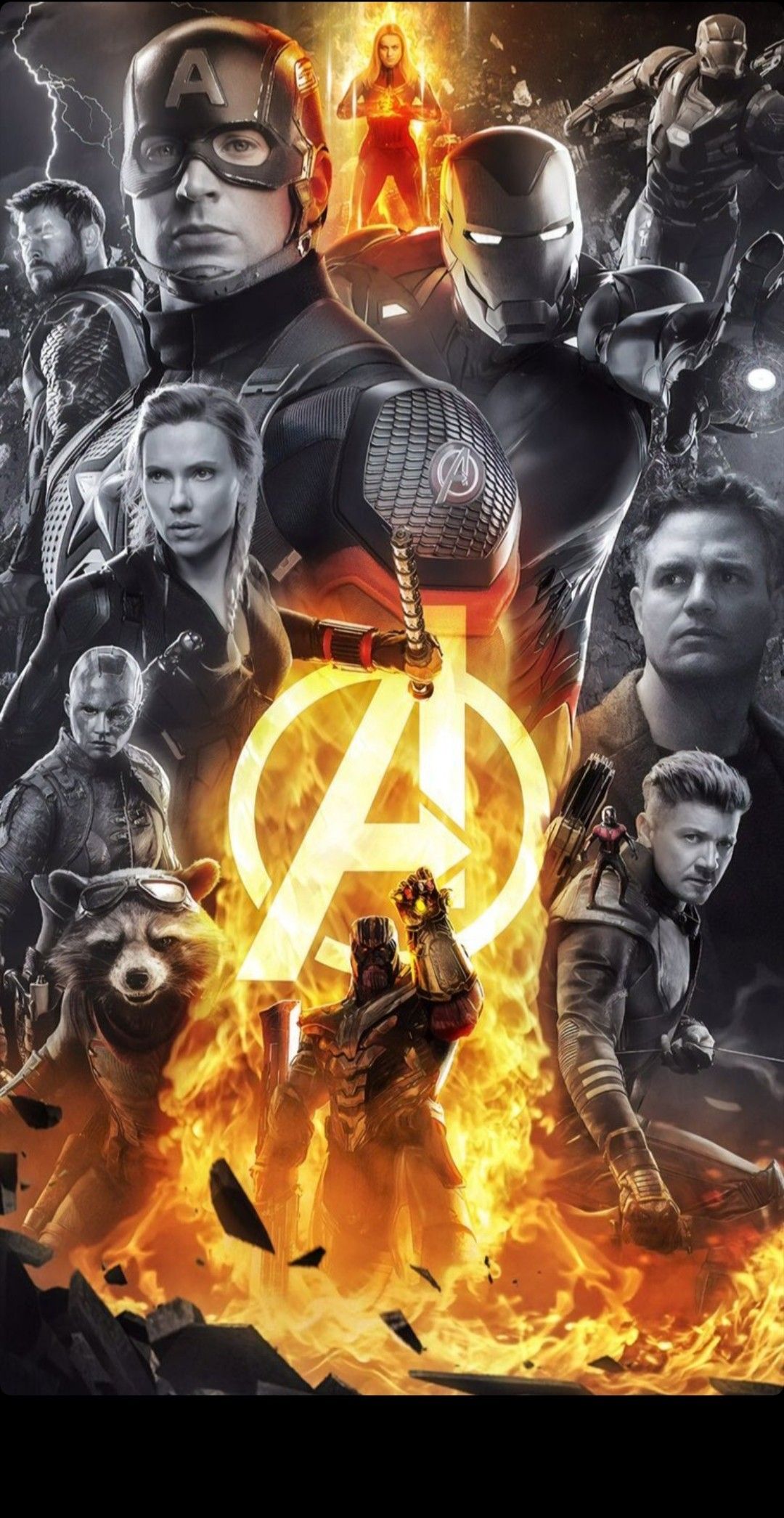 Marvel Avengers Wallpaper - 1 Year Of Avengers Endgame , HD Wallpaper & Backgrounds