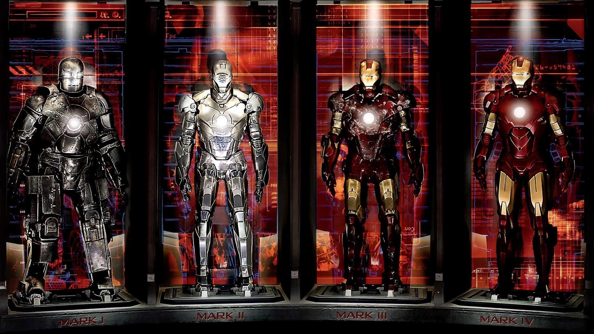 All Iron Man Suits Wallpaper 
 Data-src /full/1508548 - Iron Man Suits Background , HD Wallpaper & Backgrounds
