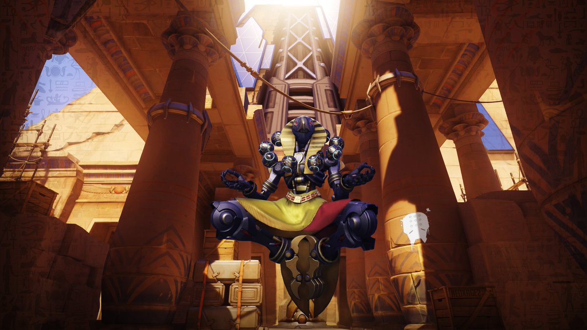 Overwatch Map Temple Of Anubis , HD Wallpaper & Backgrounds