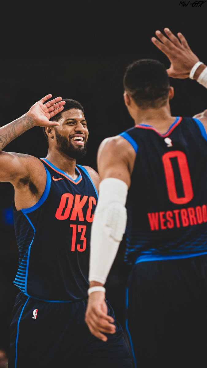 Russell Westbrook Paul George , HD Wallpaper & Backgrounds