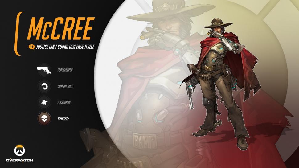 Mccree, Blizzard Entertainment, Overwatch, Video Games - Overwatch Mccree , HD Wallpaper & Backgrounds