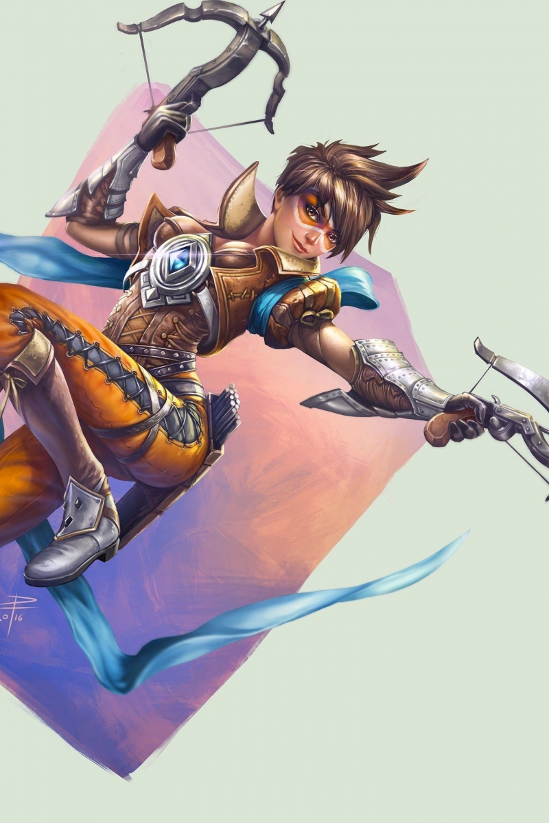 Tracer As A Dnd Character , HD Wallpaper & Backgrounds