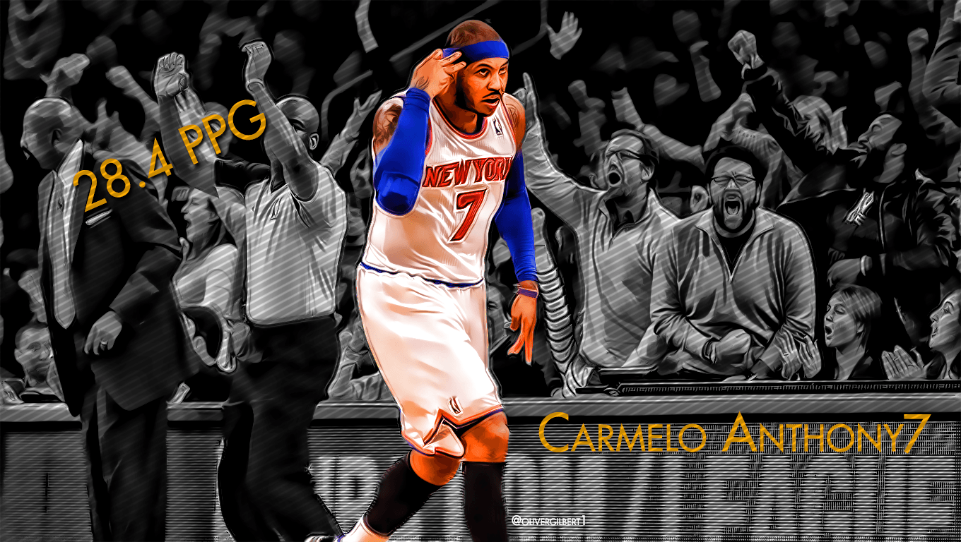 Carmelo Anthony Knicks Wallpapers - Carmelo Anthony Wallpapers Hd , HD Wallpaper & Backgrounds