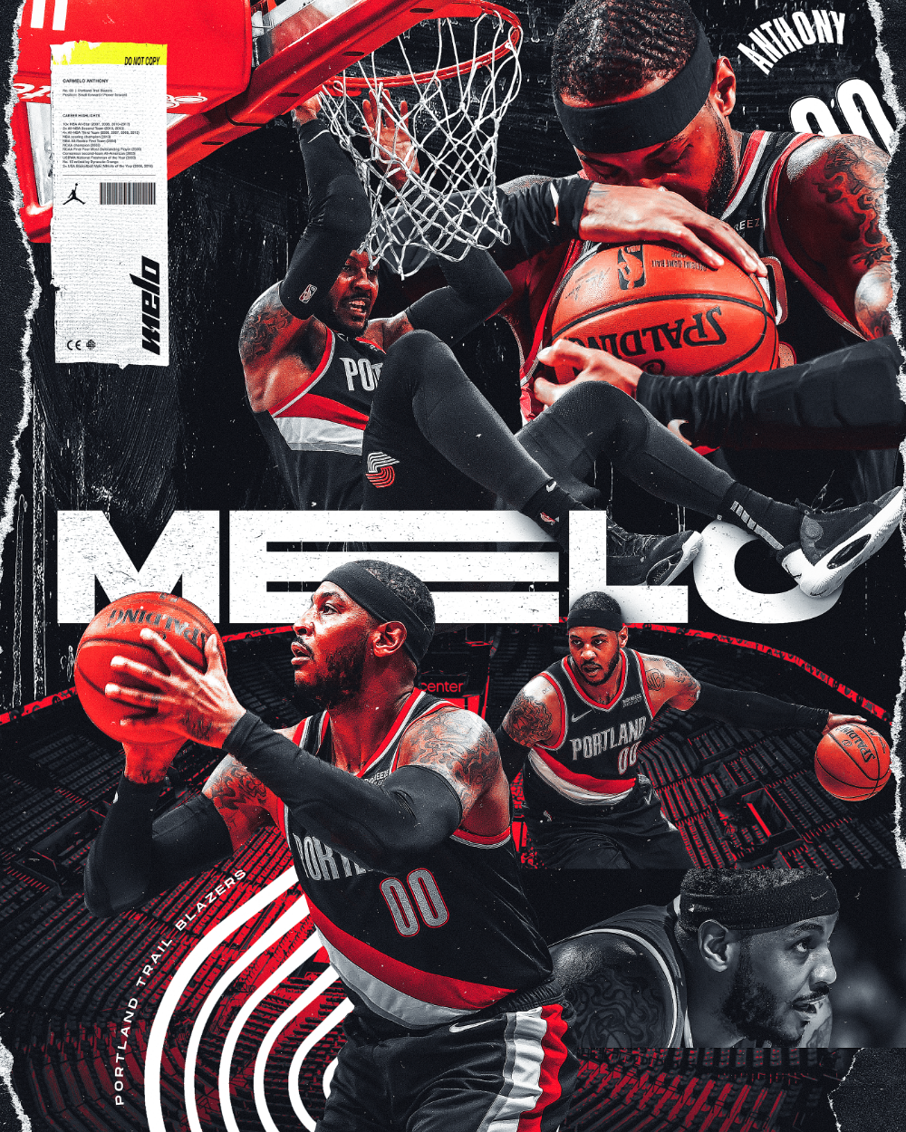 Carmelo Anthony Portland Trail Blazers , HD Wallpaper & Backgrounds