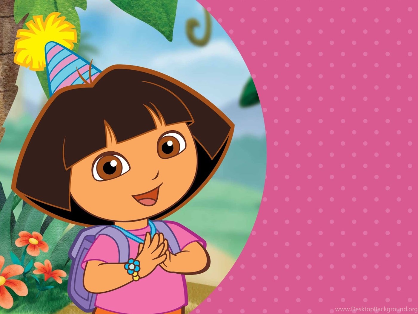 Dora Birthday Wallpapers Wallpaper - Dora Funny , HD Wallpaper & Backgrounds