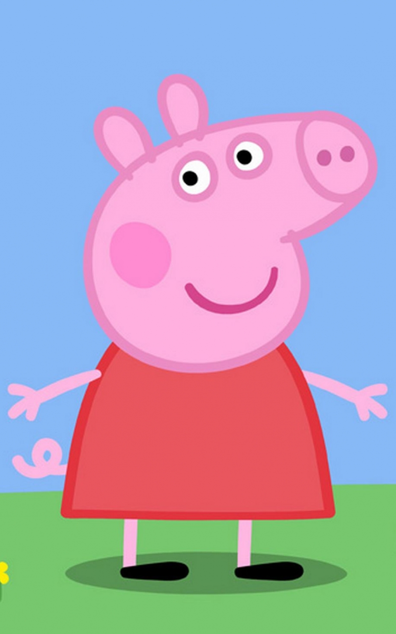 Our Wallpaper Of The Month Peppa Pig Cake Peppa Pig , HD Wallpaper & Backgrounds