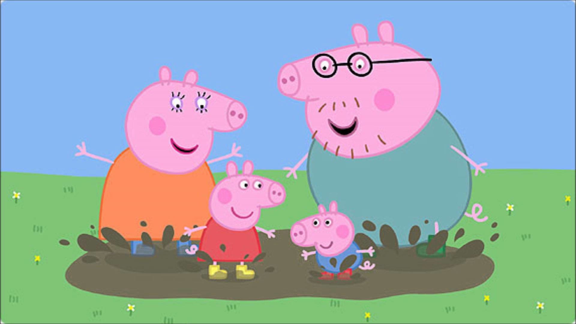 Peppa Pig Wallpaper Desktop - Peppa Pig , HD Wallpaper & Backgrounds