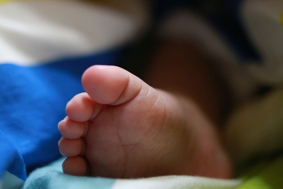 Baby, Feet, Newborn, Child, The Baby S Legs, Small, - Woman Gives Birth To Boy With 2 Heads 3 Hands In Madhya , HD Wallpaper & Backgrounds