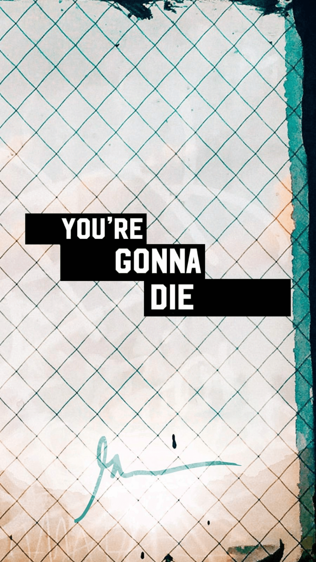 You Re Gonna Die Garyveewallpapers - Chain-link Fencing , HD Wallpaper & Backgrounds