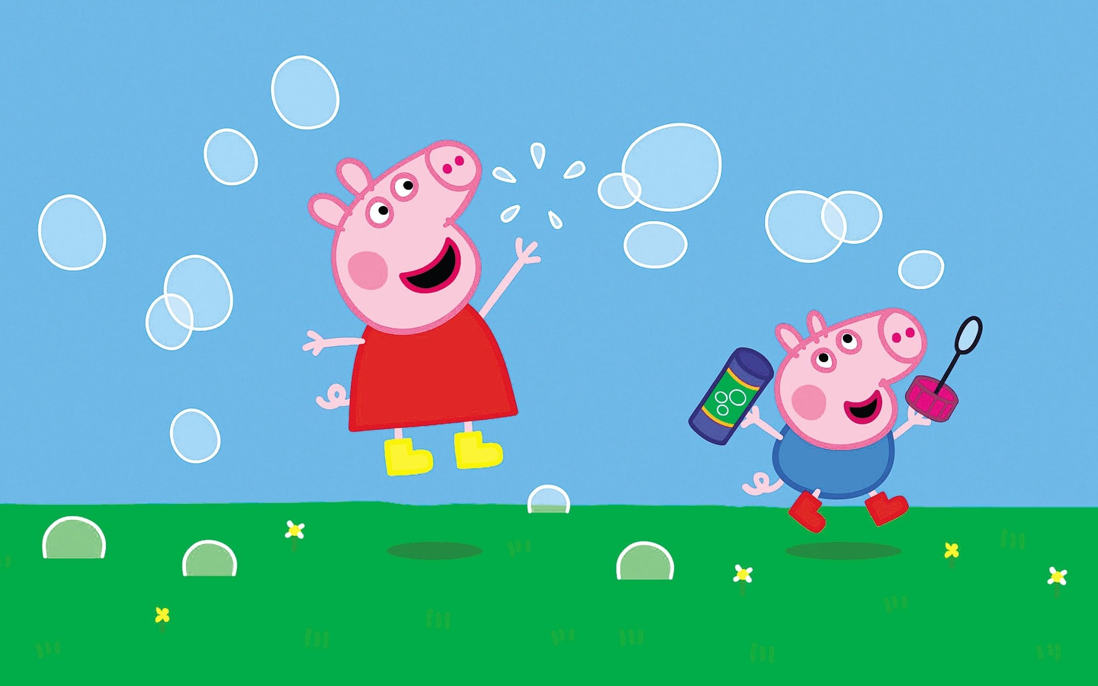 Peppa Pig Wallpaper Hd - Cartoon Peppa The Pig , HD Wallpaper & Backgrounds