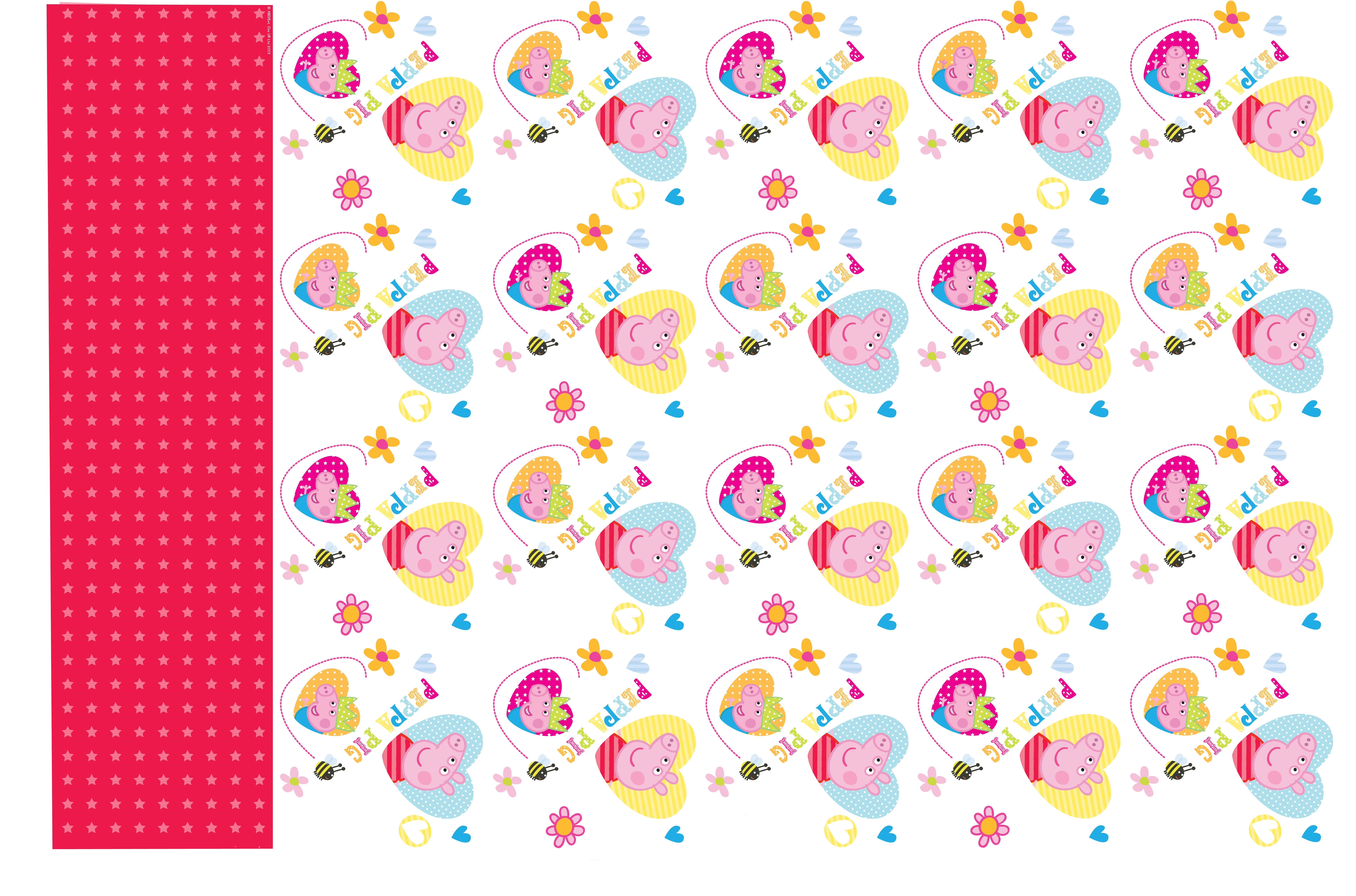 Peppa Pig Wallpaper Birthday Images - Peppa Pig Pattern Background , HD Wallpaper & Backgrounds