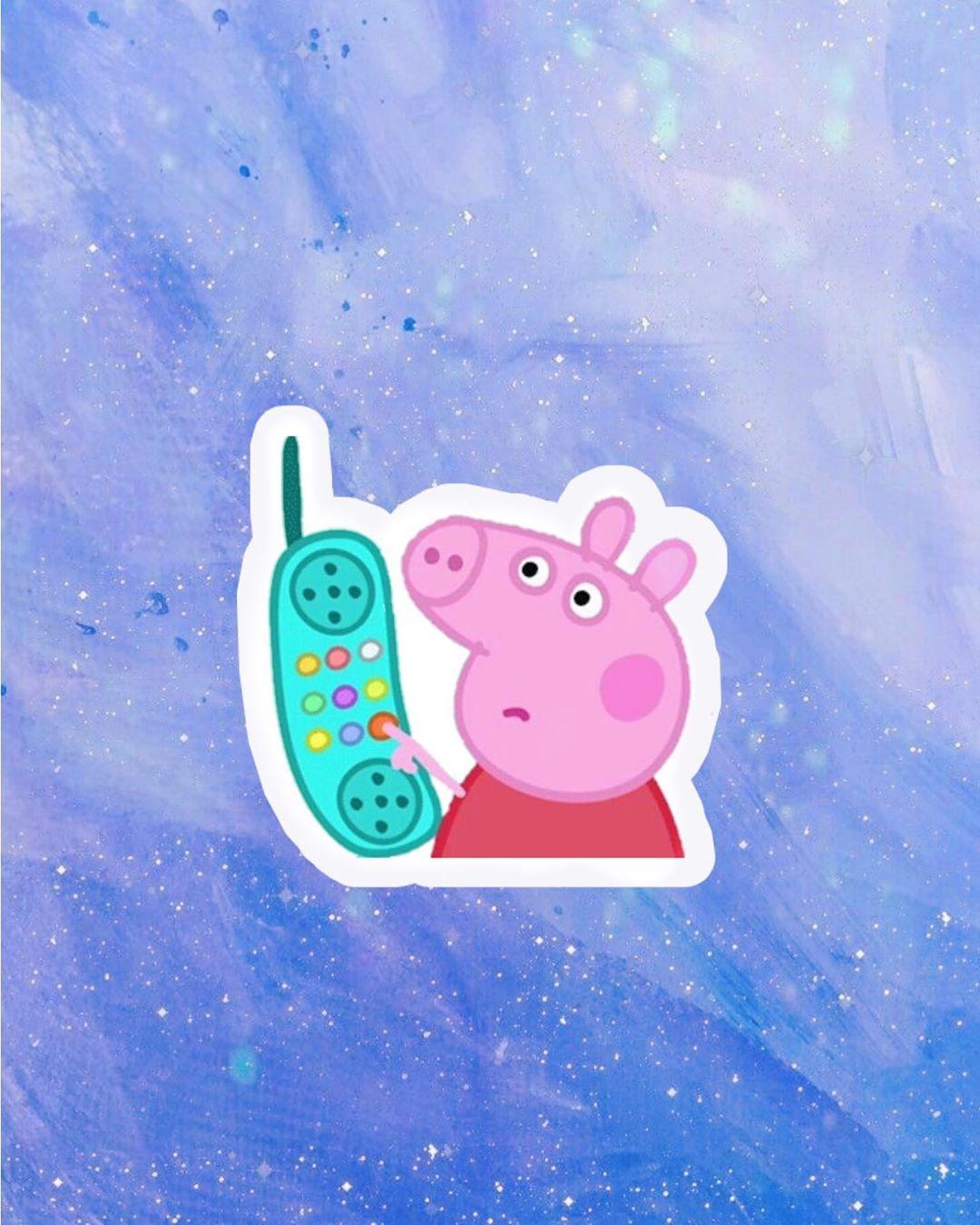 Peppa Pig Wallpaper Telephone - Peppa Wallpapers Vsco , HD Wallpaper & Backgrounds