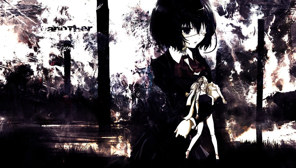 Mei Misaki, Characters Desktop Background - Anime Wallpaper Another , HD Wallpaper & Backgrounds