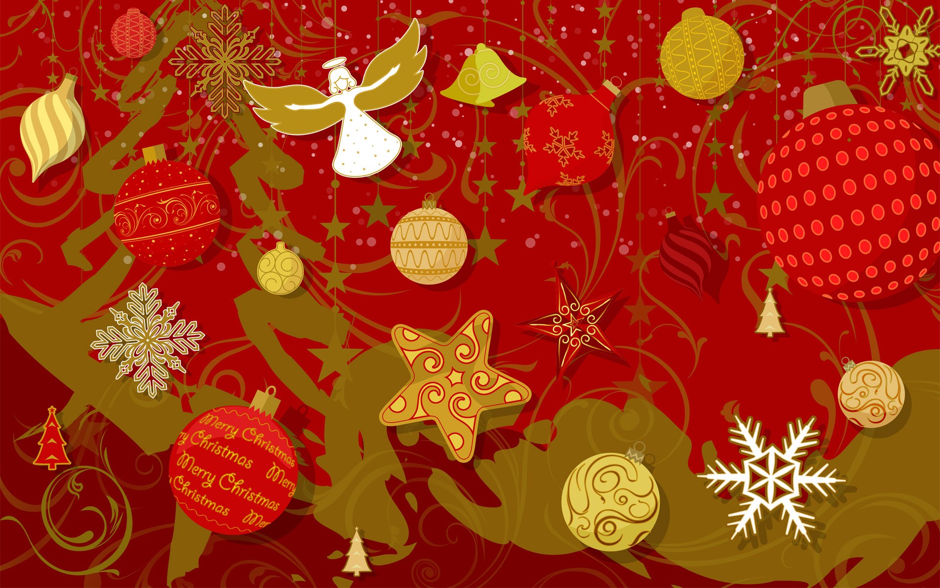 Festive Christmas Background Hd , HD Wallpaper & Backgrounds