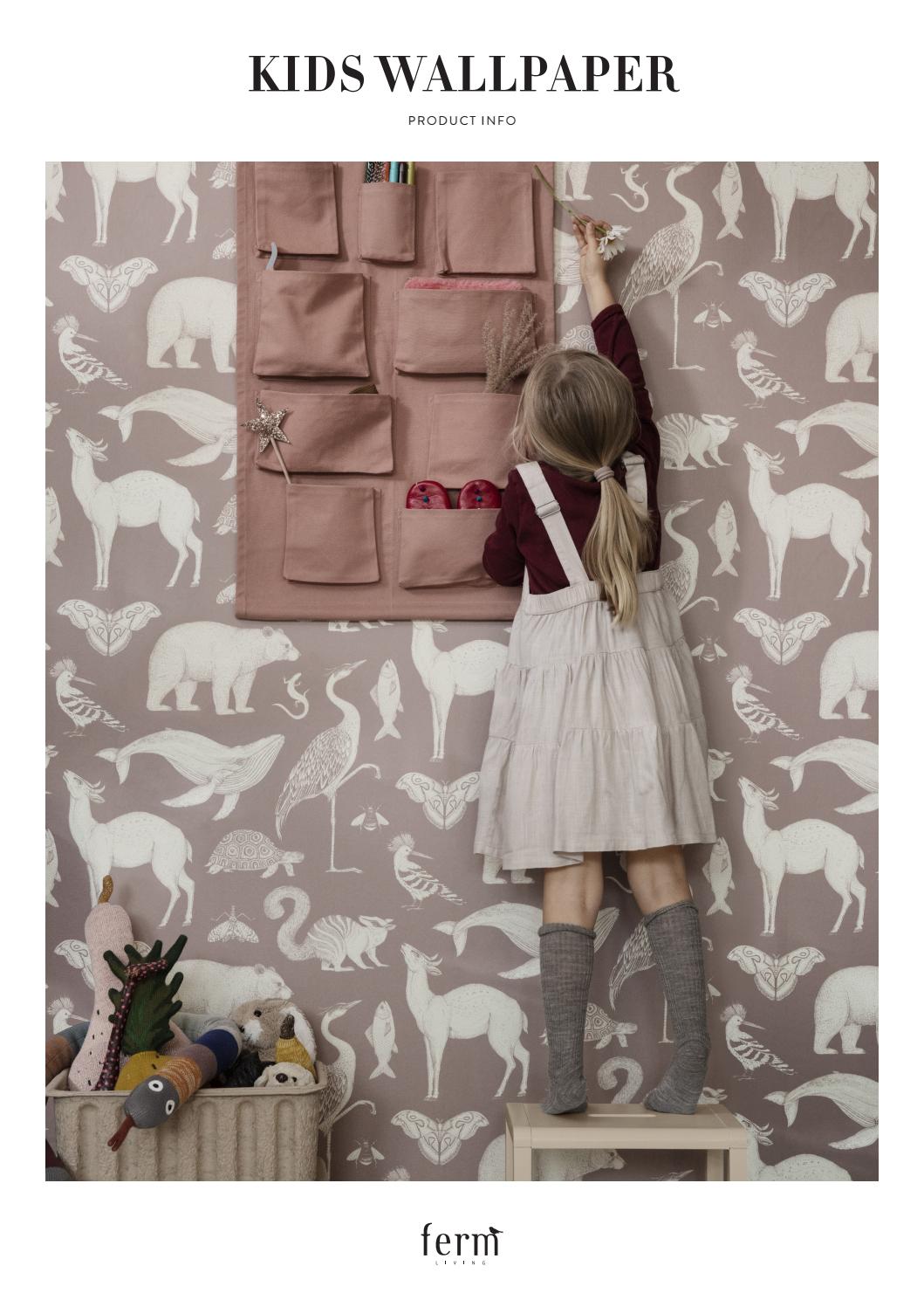 Katie Scott Wallpaper Animals Ferm Living , HD Wallpaper & Backgrounds