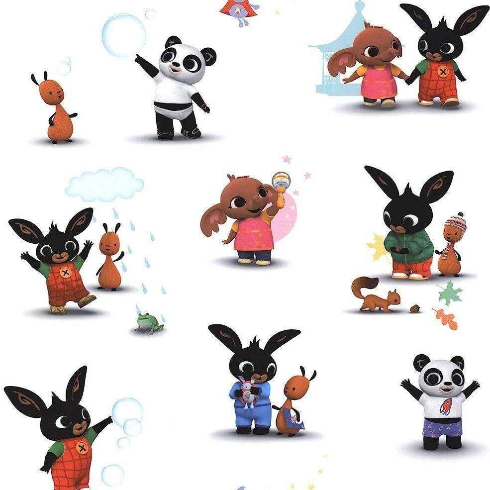 Kids Bedroom Wallpaper - Bing Bunny , HD Wallpaper & Backgrounds
