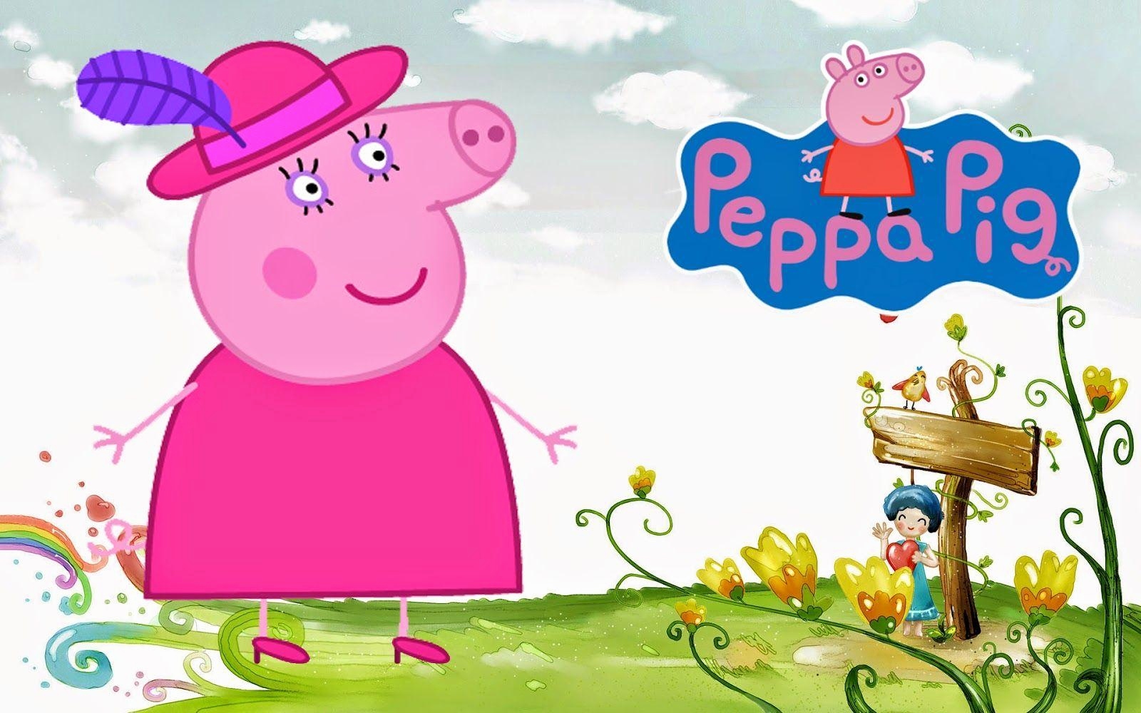 Peppa Pig Logo Png , HD Wallpaper & Backgrounds