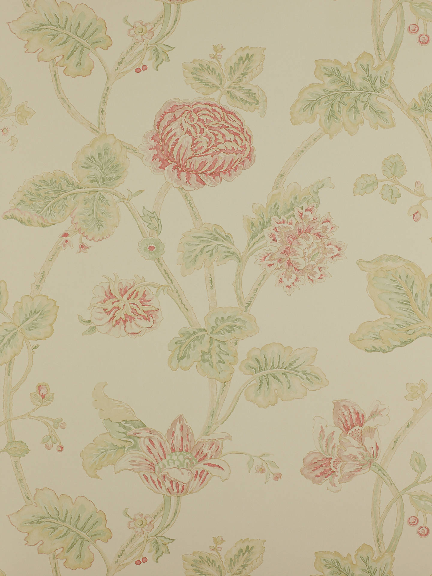 Buy Colefax & Fowler Berwick Wallpaper, Red / Green, - Wallpaper , HD Wallpaper & Backgrounds