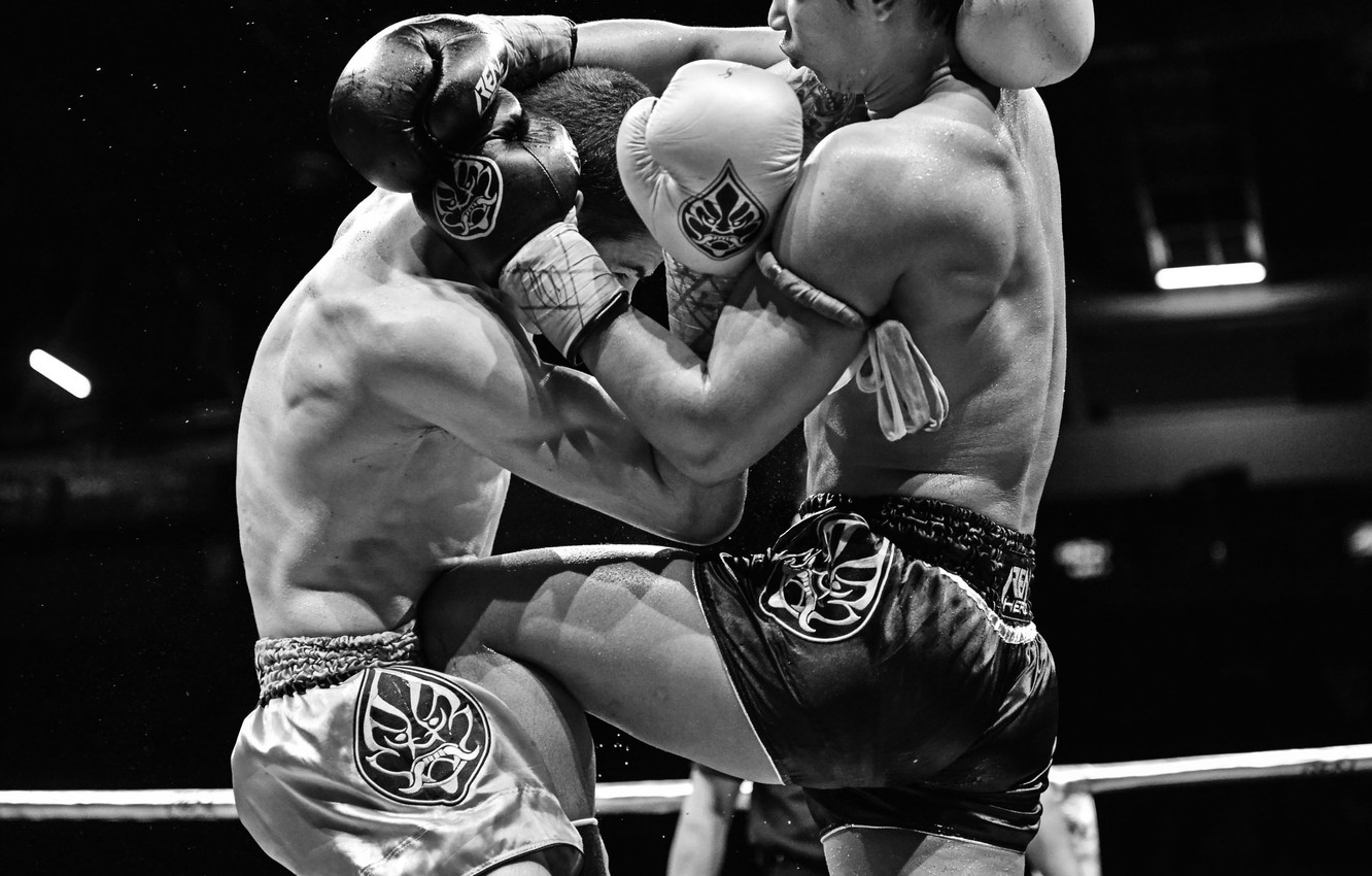 Photo Wallpaper Competition, Fight, Muay Thai - Muay Thai Wallpaper Fight , HD Wallpaper & Backgrounds