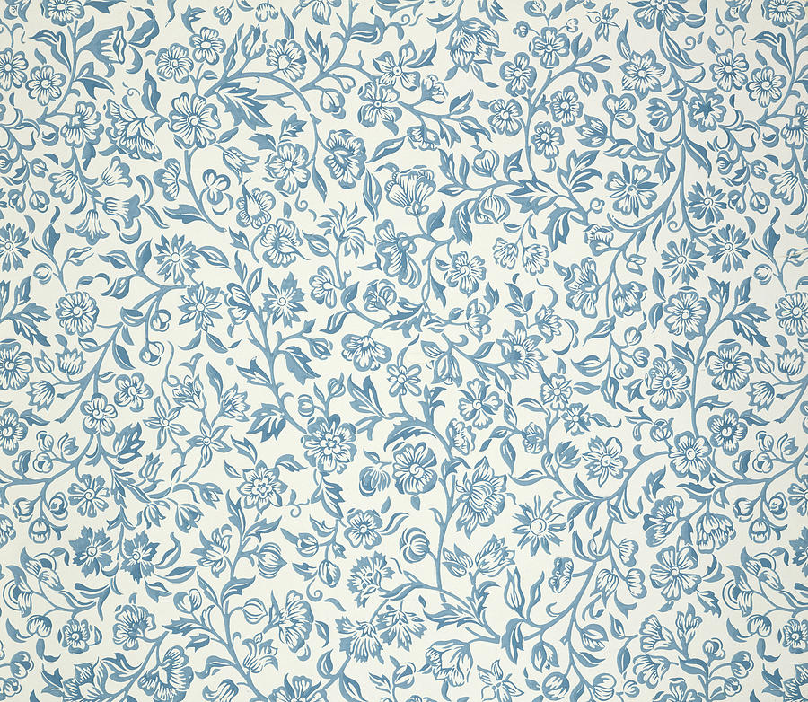 Arts And Crafts Painting - William Morris Wallpaper Blue , HD Wallpaper & Backgrounds