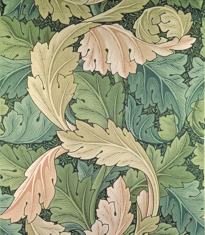 Arts And Crafts Movement Tapestry - Acanthus Wallpaper William Morris , HD Wallpaper & Backgrounds