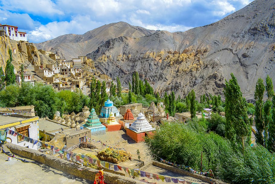 Leh, Ladakh, Mountains, Kashmir, India, Landscape, , HD Wallpaper & Backgrounds