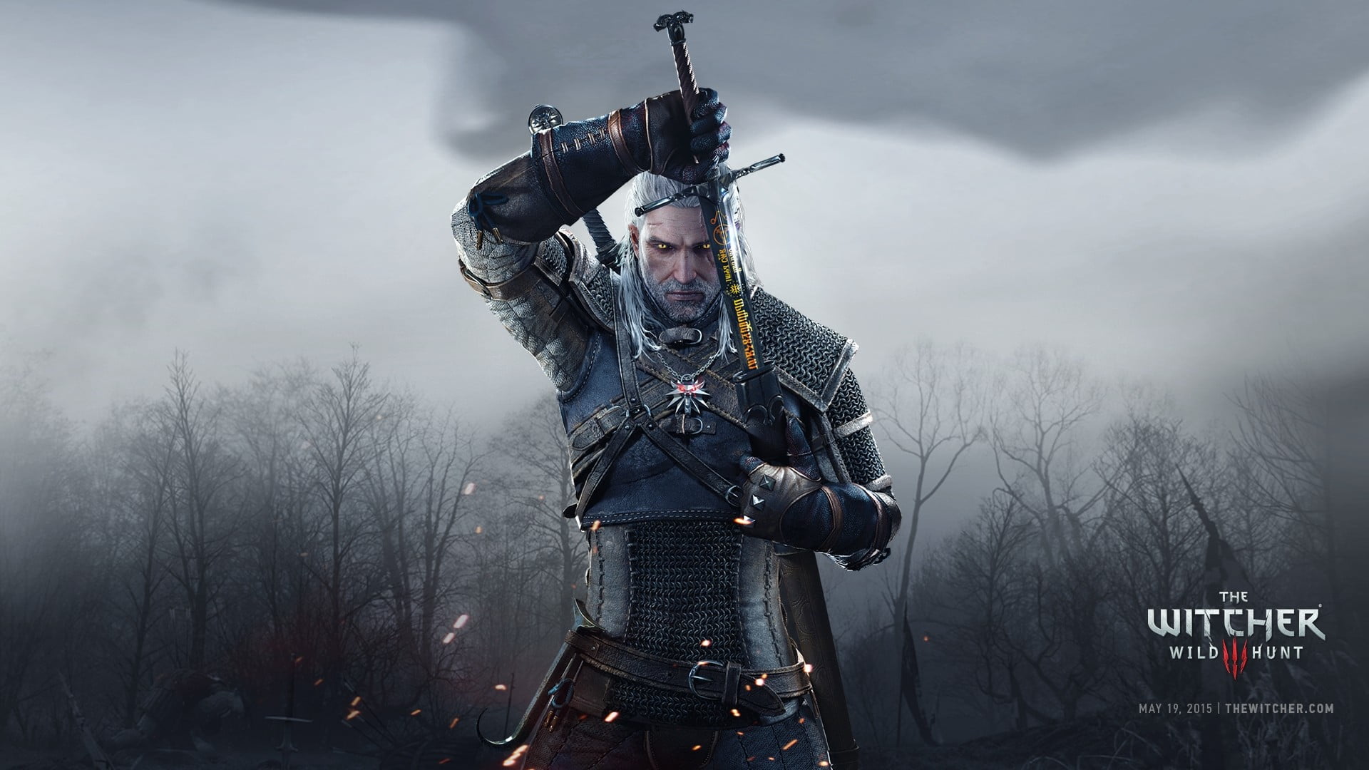 Geralt Of Rivia Hd , HD Wallpaper & Backgrounds
