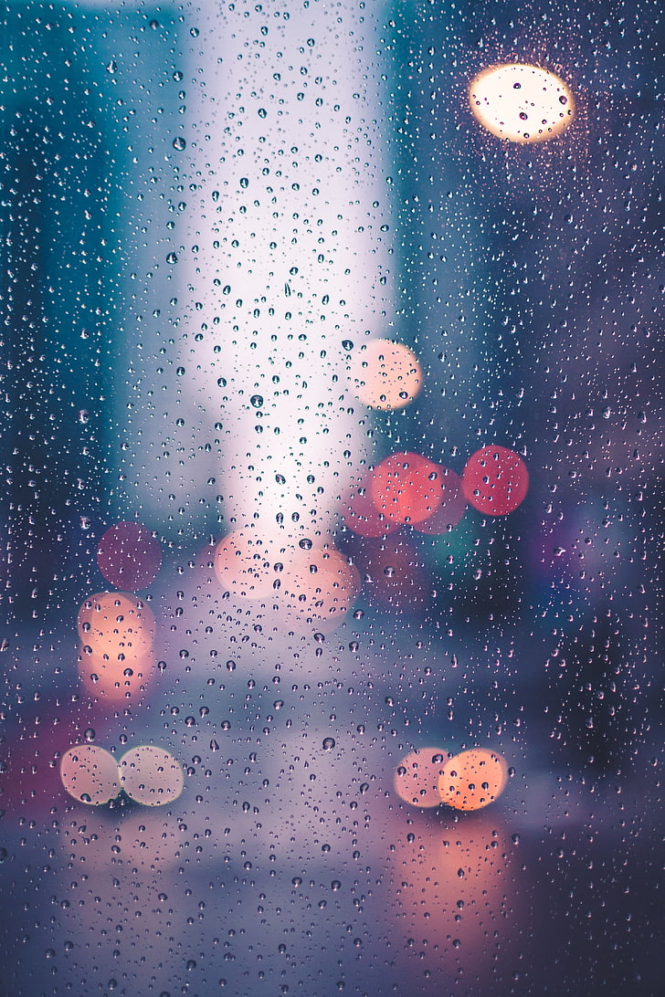Window Rain Drops, Surface, Glare, Raindrop, Weather, - Photography Water On Glass , HD Wallpaper & Backgrounds