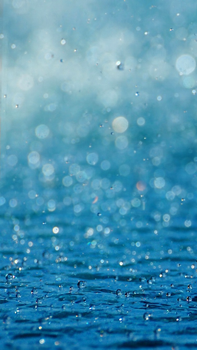 Raindrop And Halos Iphone 6 6 Plus And Iphone 54 Wallpapers - Rain Water , HD Wallpaper & Backgrounds