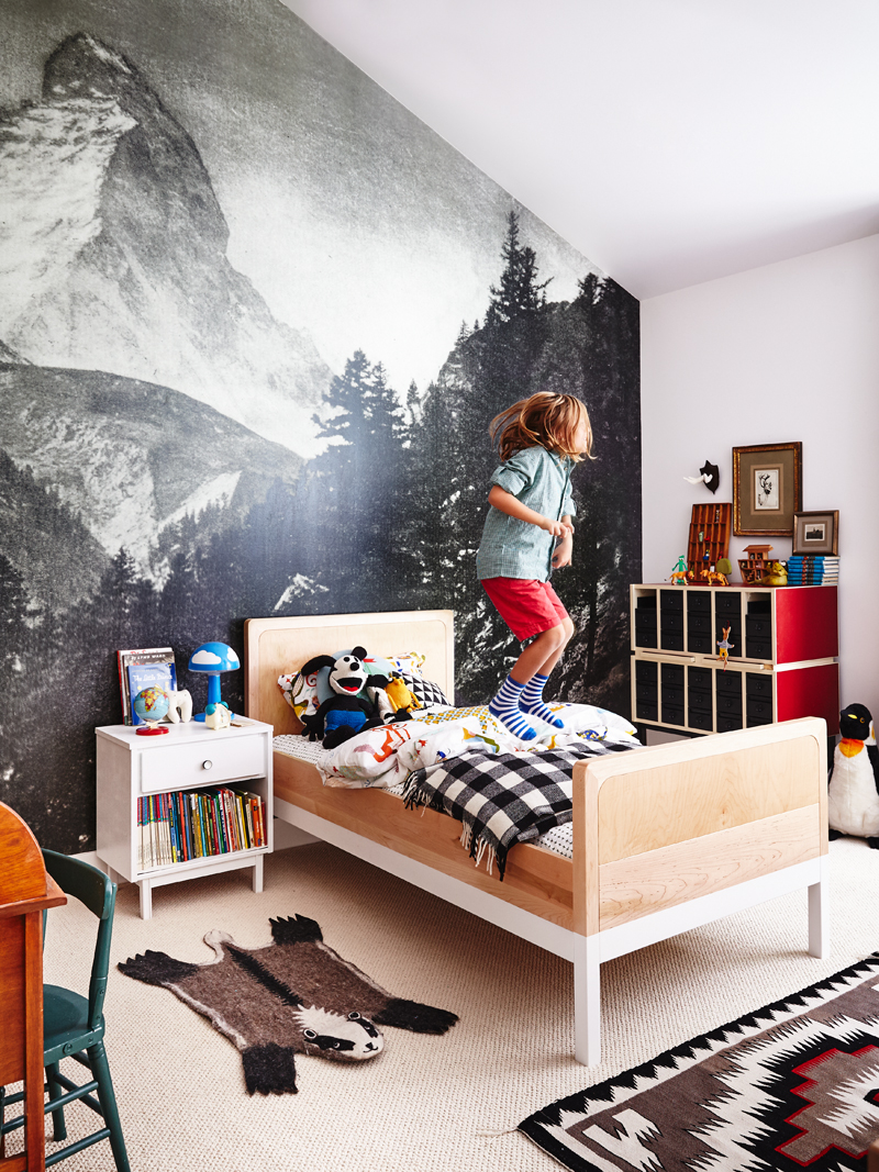 Mountain Wallpaper - Eclectic Kids Room , HD Wallpaper & Backgrounds