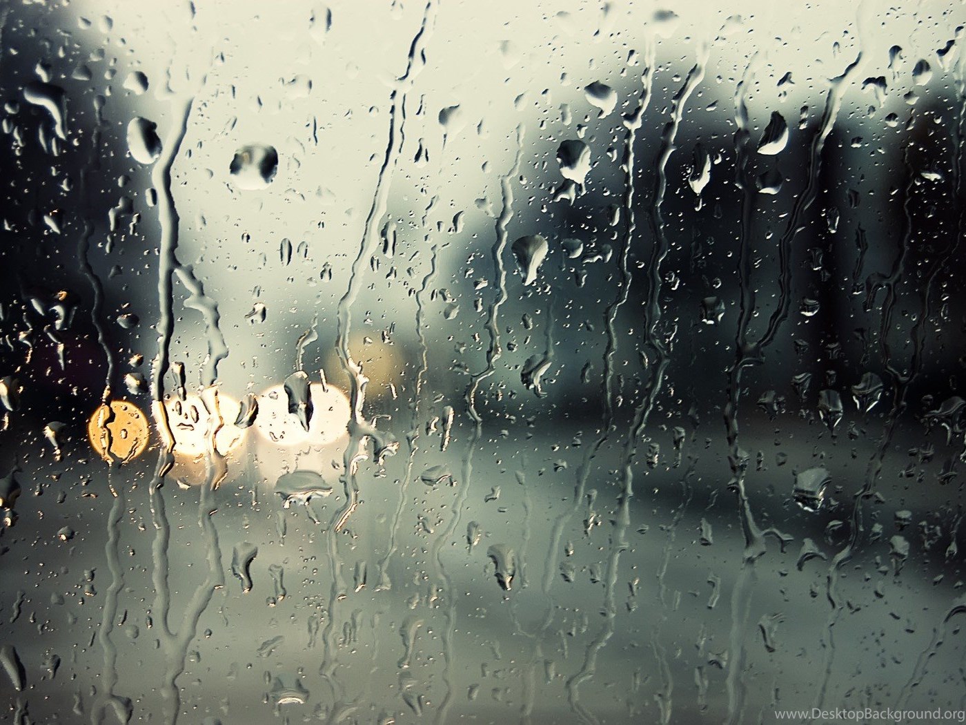 Download Glass Raindrops Wallpapers - Rainy Day , HD Wallpaper & Backgrounds