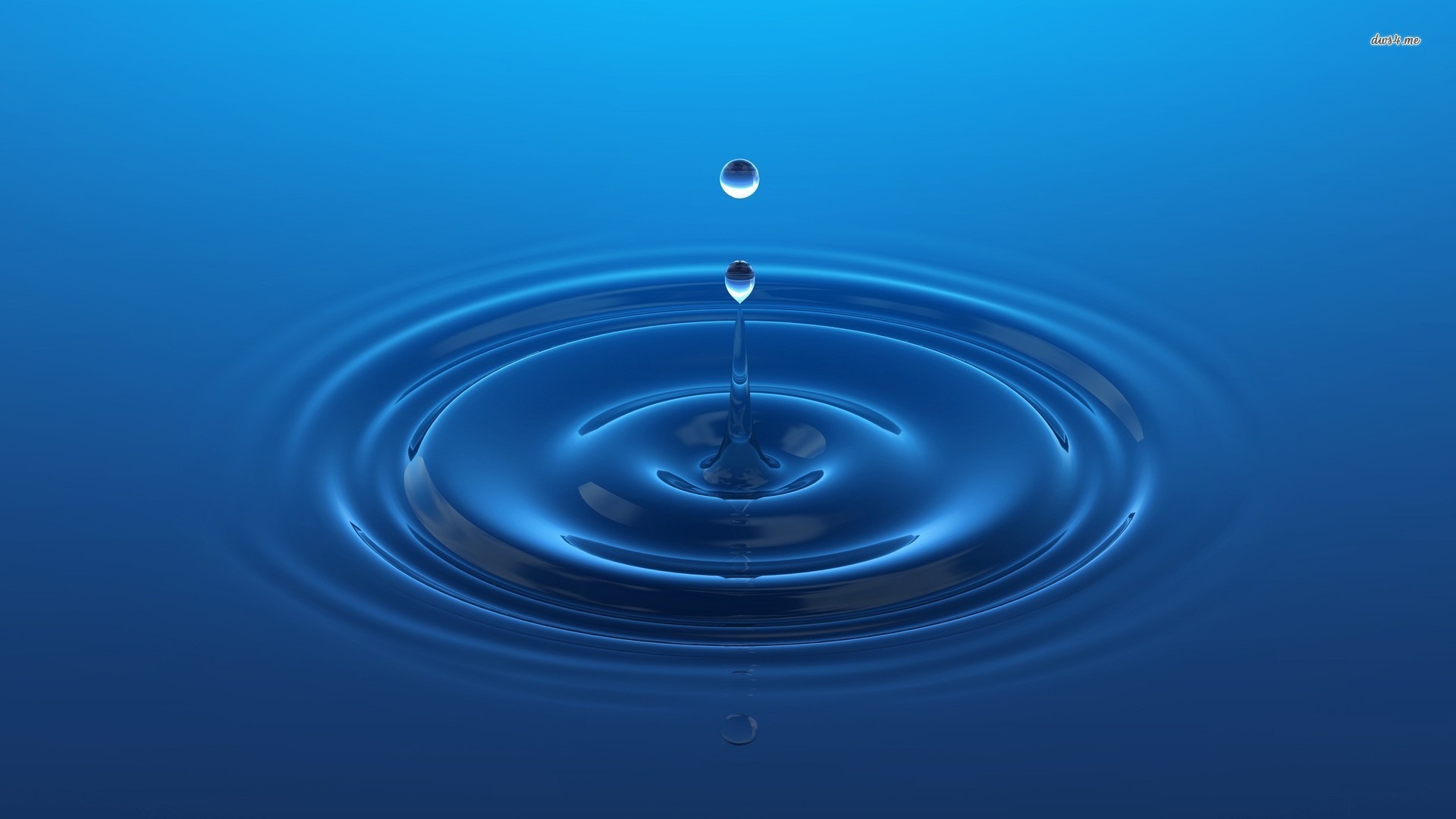 Data-src /w/full/9/4/b/135103 - Water Drop On Water , HD Wallpaper & Backgrounds