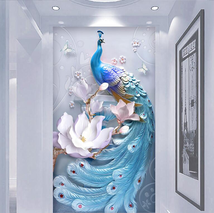 8d Xuanguan Wall Cloth Aisle Decoration Mural Corridor - 8d , HD Wallpaper & Backgrounds