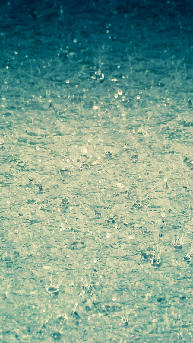 Raindrops Falling On The Ground - Raindrops Wallpaper Iphone , HD Wallpaper & Backgrounds