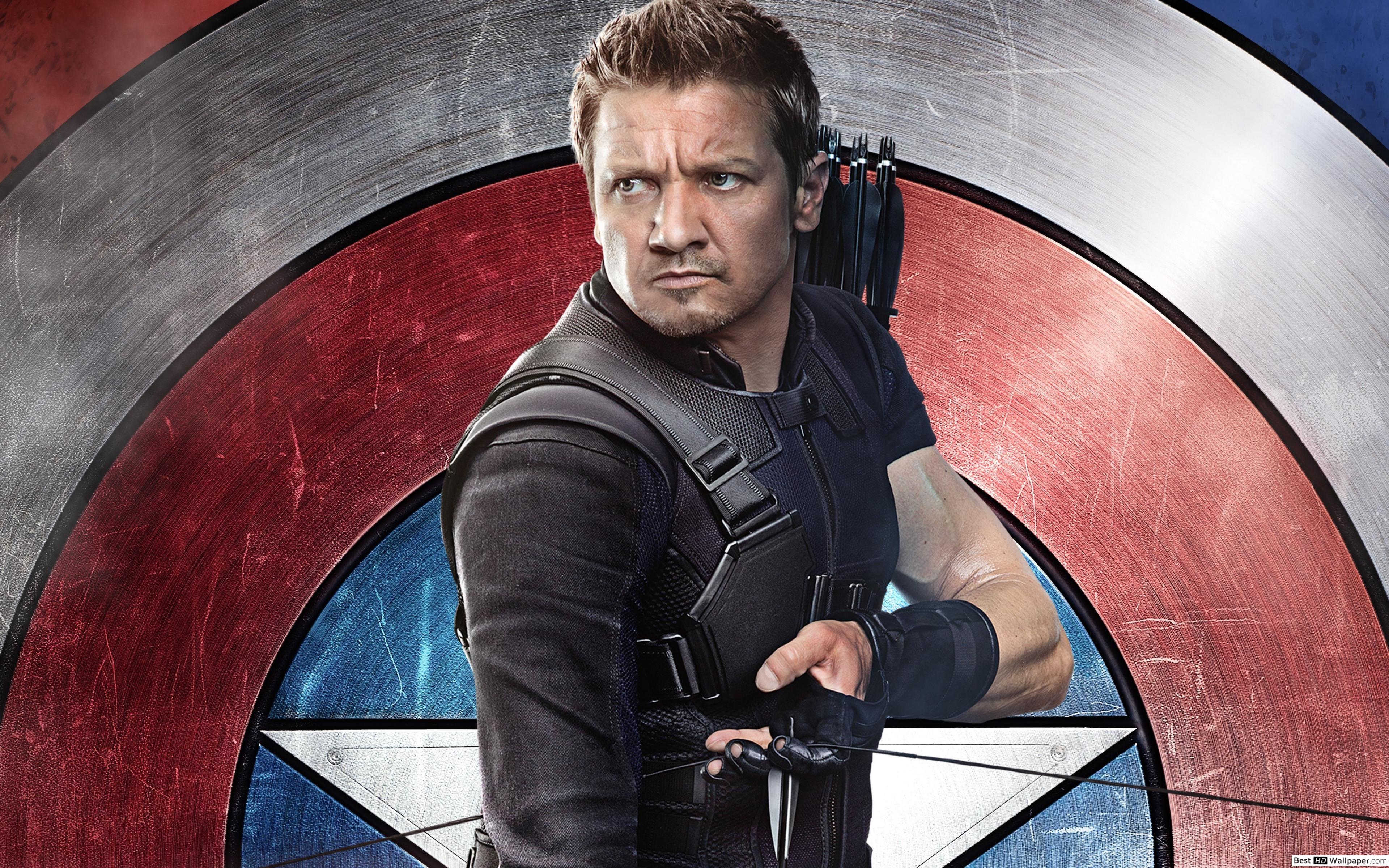 Captain America Civil War Hawkeye Poster , HD Wallpaper & Backgrounds