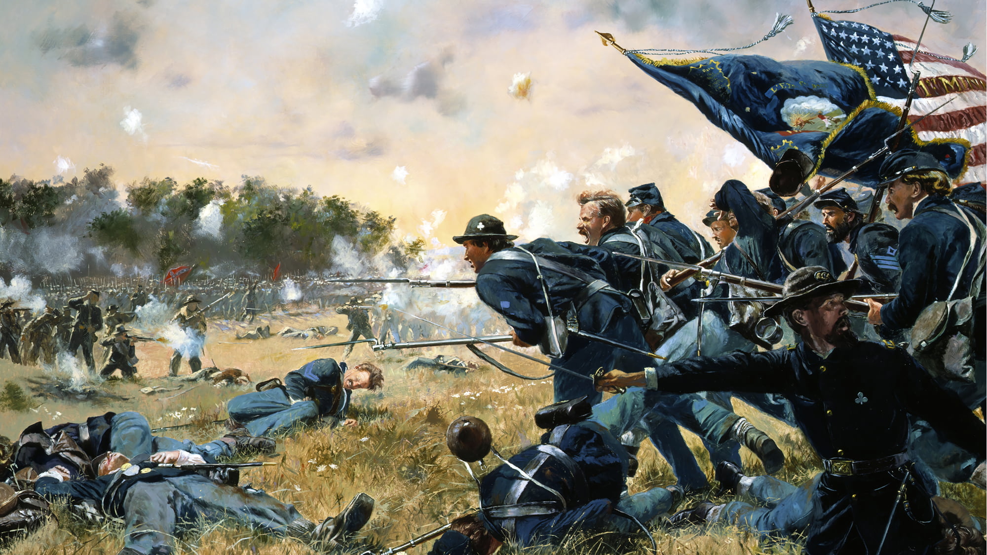 1st Minnesota Gettysburg , HD Wallpaper & Backgrounds
