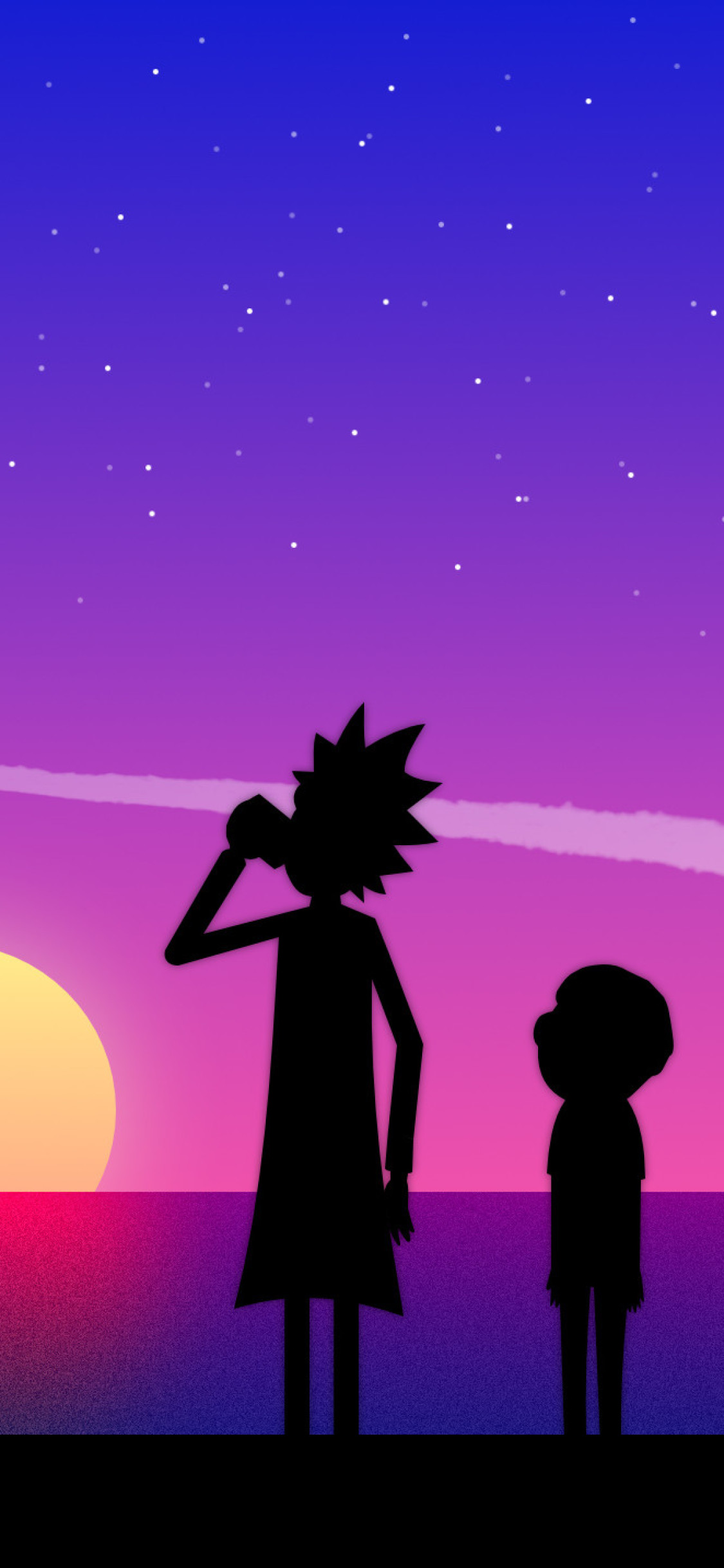 Rick And Morty Purple , HD Wallpaper & Backgrounds