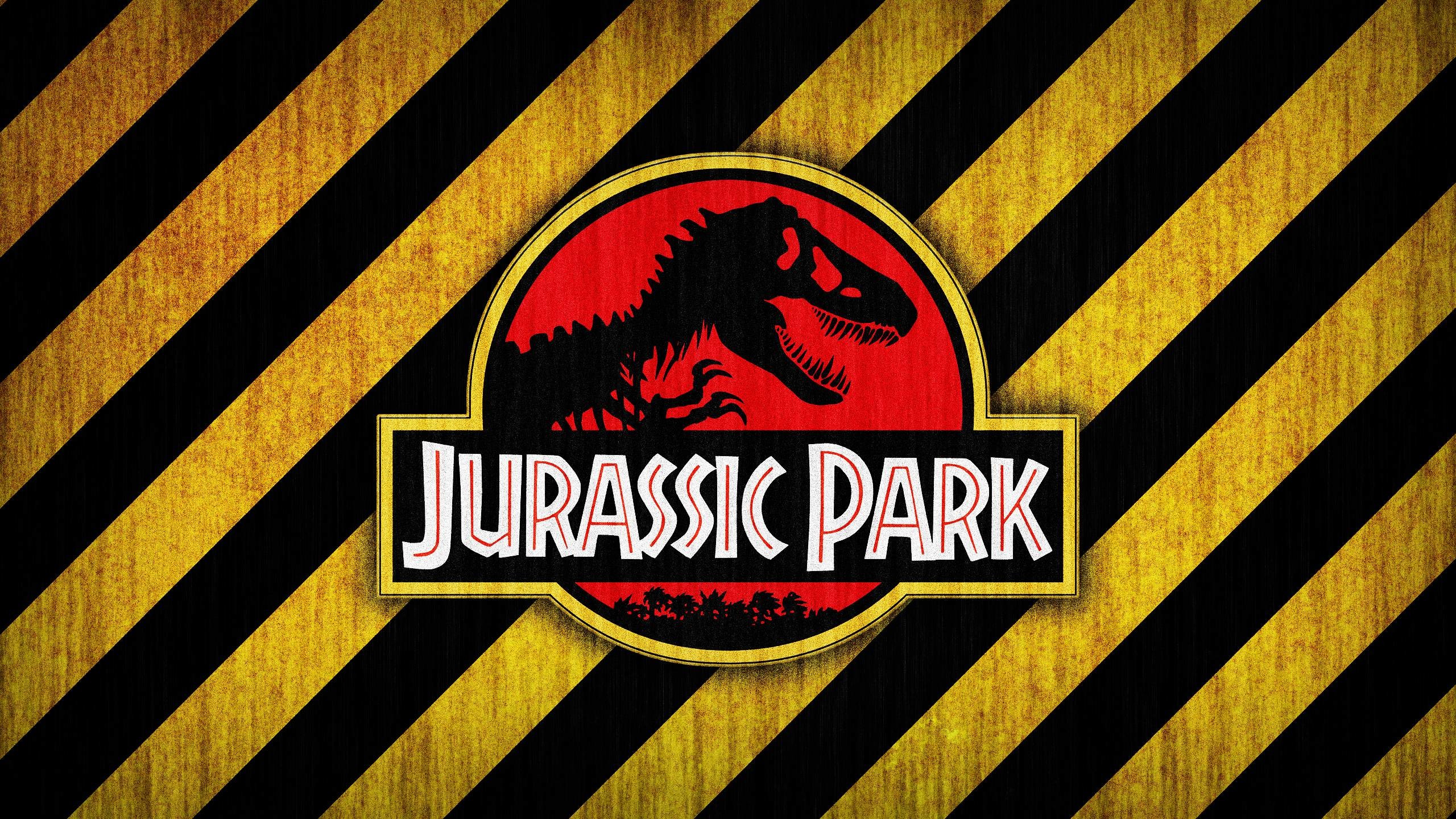Jurassic Park Wallpaper Desktop Background 
 Data-src - Yellow Jurassic Park Logo , HD Wallpaper & Backgrounds