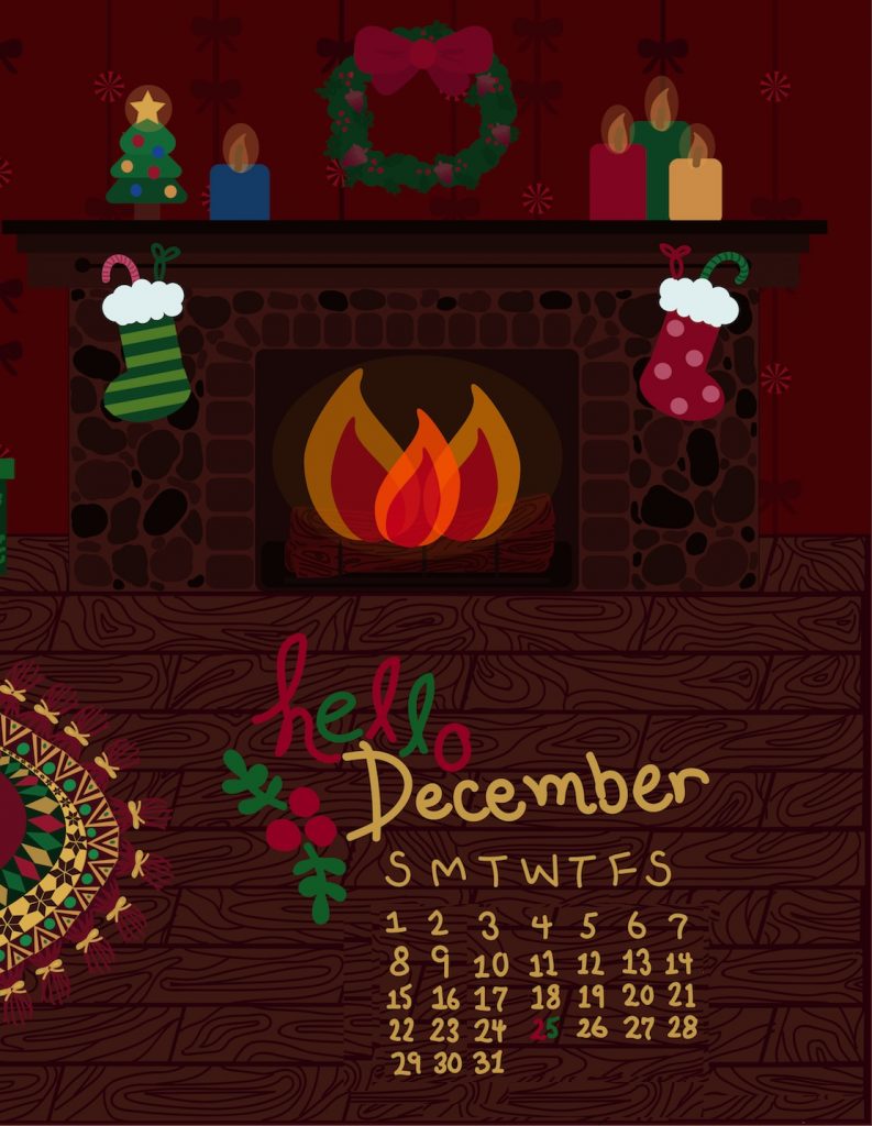 December Calendar 2019 Iphone , HD Wallpaper & Backgrounds