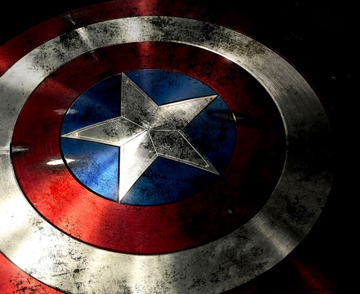 Captain America Damaged Shield , HD Wallpaper & Backgrounds