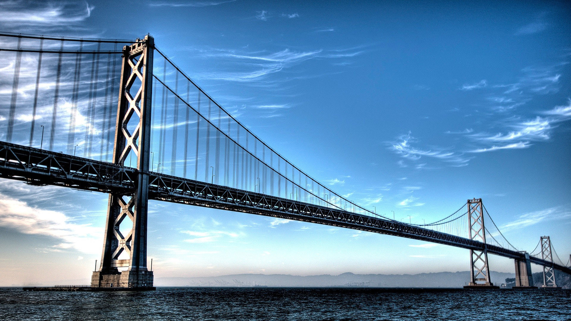 Cool Civil Engineering Wallpaper Backgrounds - San Francisco–oakland Bay Bridge , HD Wallpaper & Backgrounds