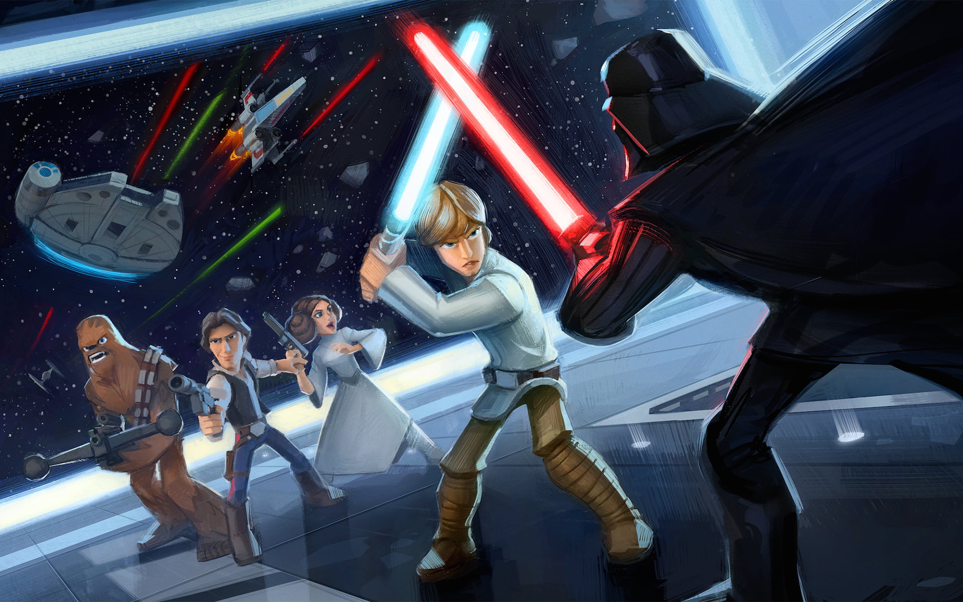 Disney Infinity Star Wars Concept Art , HD Wallpaper & Backgrounds