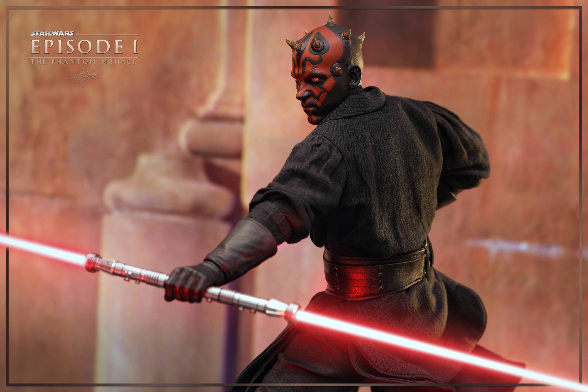 Movie Star Wars Episode I The Phantom Menace Star Wars - Hot Toys Darth Maul Poses , HD Wallpaper & Backgrounds