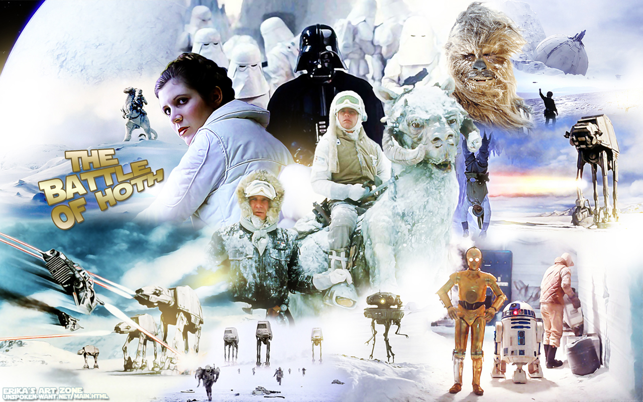 Battle Of Hoth - Luke Skywalker Hoth , HD Wallpaper & Backgrounds