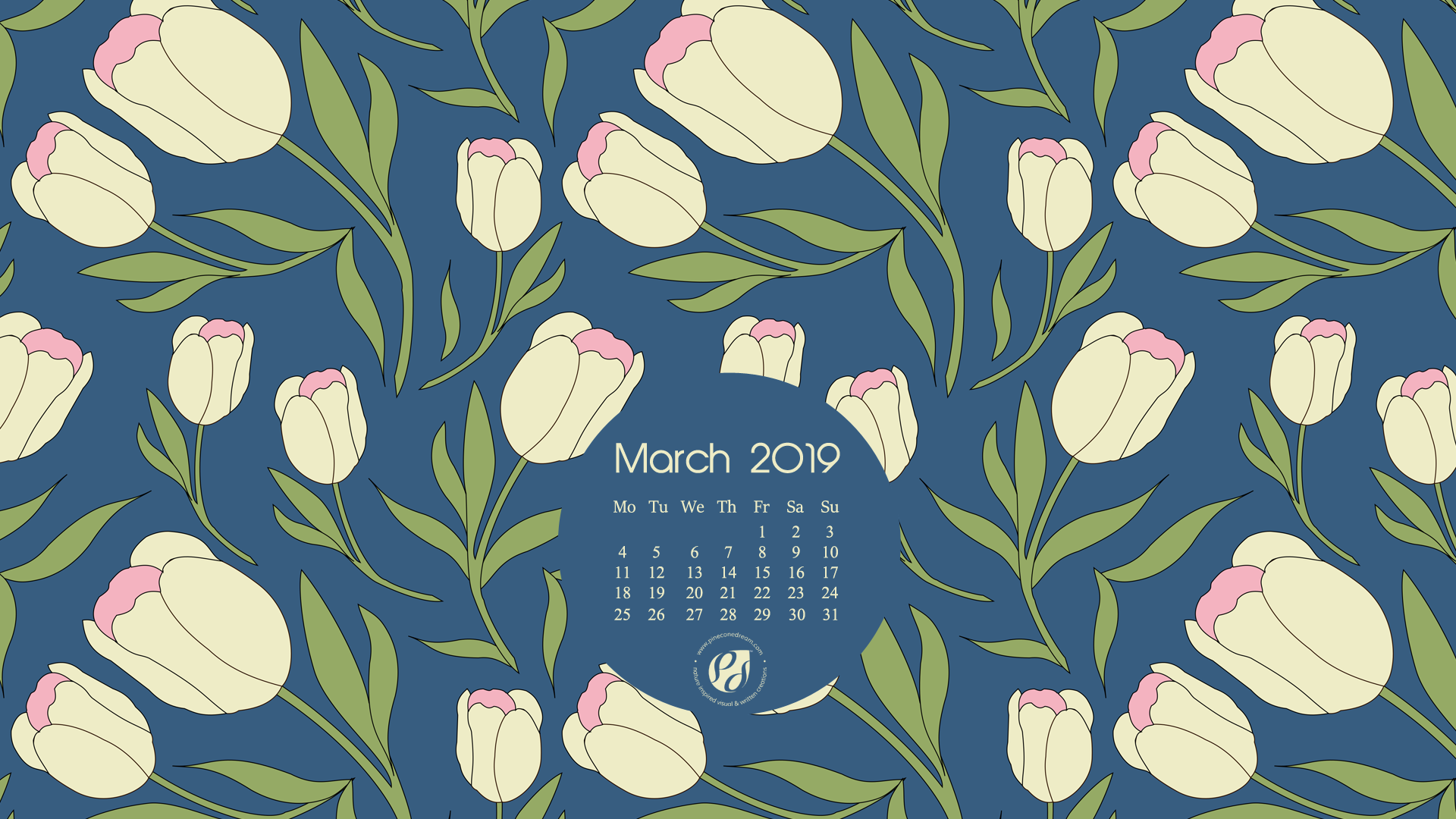 March 2019 Desktop Calendar , HD Wallpaper & Backgrounds